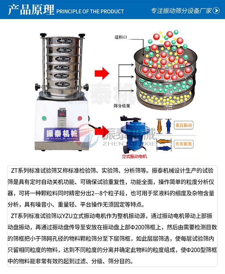 软水盐标准试验筛产品原理